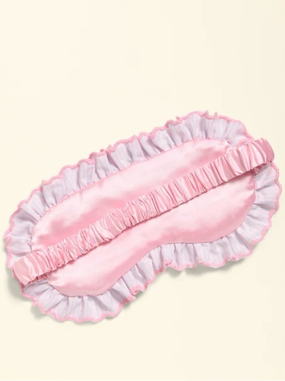 Pink Ruffle Sleep Mask - Picture 2 of 2